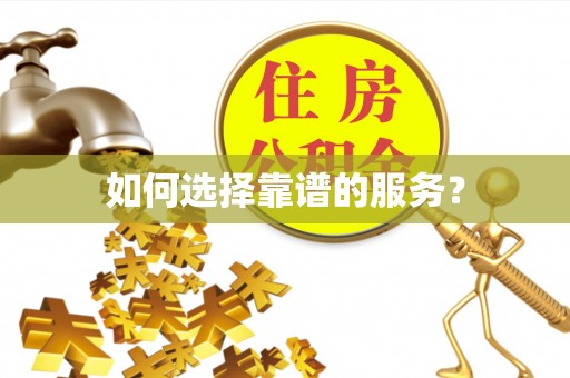镇沅如何选择靠谱的服务？