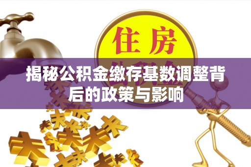 镇沅揭秘公积金缴存基数调整背后的政策与影响