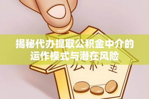 镇沅揭秘代办提取公积金中介的运作模式与潜在风险
